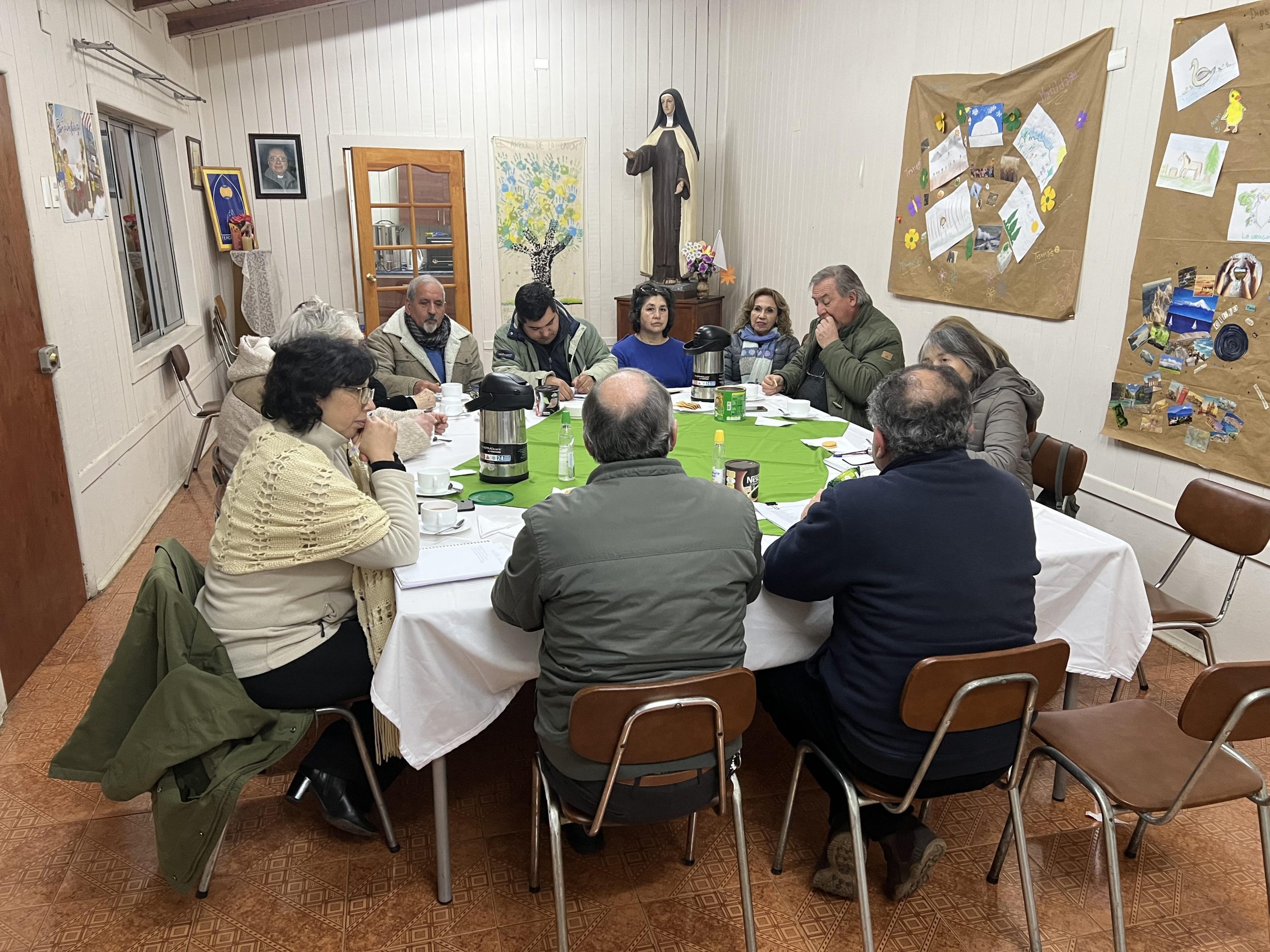 Reunión con el consejo de gestión pastoral y la pastoral social